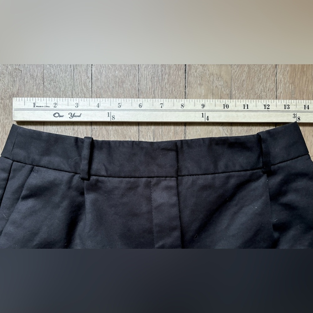 Black Zara cotton shorts NWOT - Picture 2 of 4